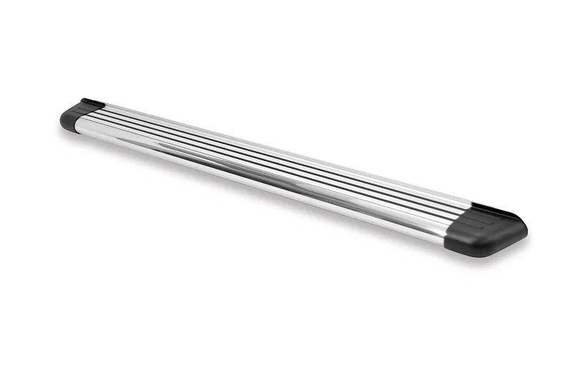 21316418 – ROMIK USA Running Board, Polished Silver Aluminum Unlighted 450 Pound Capacity